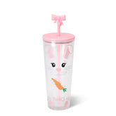 Easter Bunny Plastic Tumbler 24oz