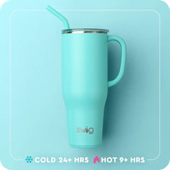 Navy Mega Mug 40oz