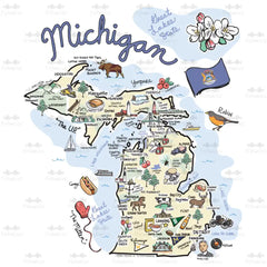 Michigan Tumbler 22oz